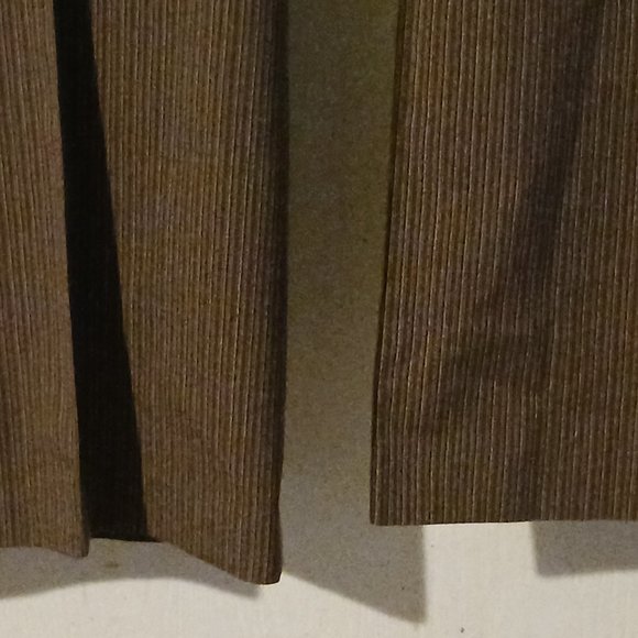 Sz 10 Larry Levine Brown Striped Pants - Picture 9 of 9